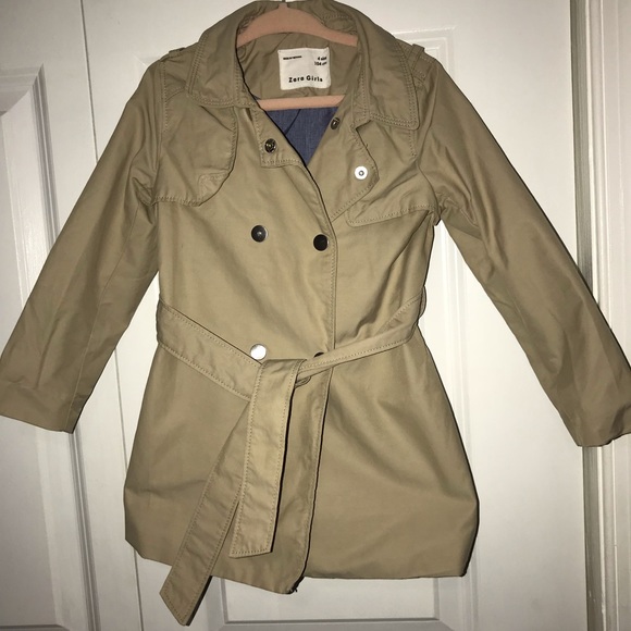zara girls trench coat
